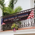 thumbnail image 5 of Kicpot Happy 4th of July Banner (118.1x19.7 Inches), Independence Day Banner for Outdoor Use, Memorial Day Patriotic Decorations for Yard and Garden, 5 of 5