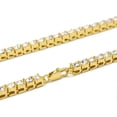 thumbnail image 4 of Tennis Chain Necklace 1/2 Row Round Cubic Zirconia Necklace for Women Men 20/24/30 Inches - -, 4 of 4