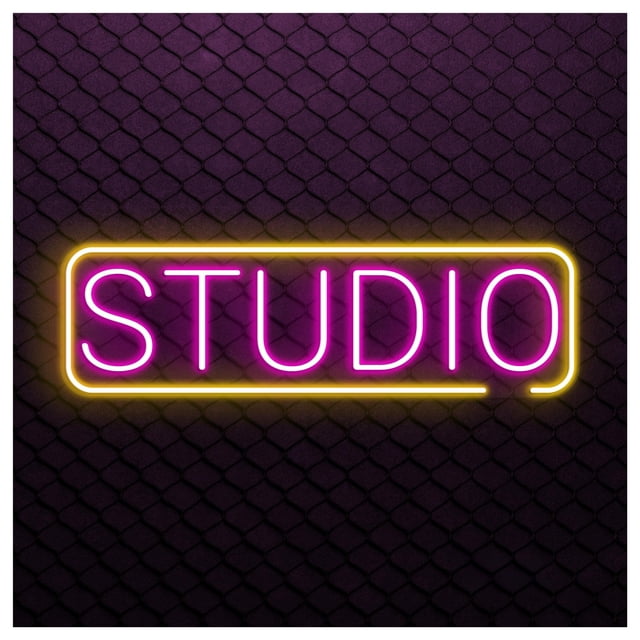 Letrero De Neón Para Estudio, Luz LED, Decoración Para Espacios Trabajo, Bar, Cafetería, Dormitorio, Salón Belleza, Hogar, Escaparate 45cm