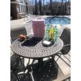 thumbnail image 5 of Genucci Three bottle Leakproof Wine Cooler and Picnic Bag (Pink) Tote for hiking, camping, beach parties, picnics, Spring, Summer, Fall, 5 of 10