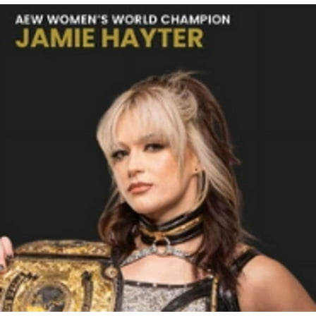 AEW Unmatched Jamie Hayter - 6 inch Figure with Two Alternate Fists and AEW Women's Championship Belt
