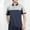 Blue, variant on YLSDY Men's Casual Short Sleeve Moisture Wicking Performance Golf Button Collared Contrast Color Patchwork Pique Shirts Tops Black XXXL