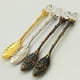 thumbnail image 4 of Cuchara de Café Advancent Tallada en Bronce con Cabeza de Cristal Cobre Rojo, 4 of 6