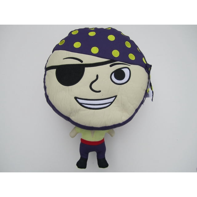 Almohada de peluche DreamFrenz PJ The Pirate, 30 cm de diámetro