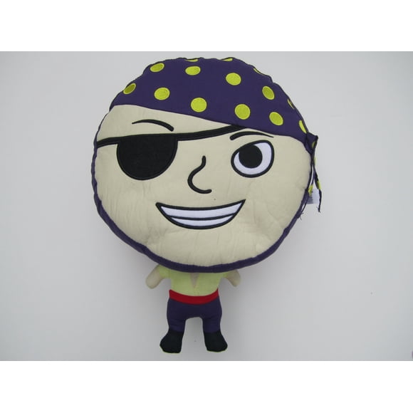 Almohada de peluche DreamFrenz PJ The Pirate, 30 cm de diámetro