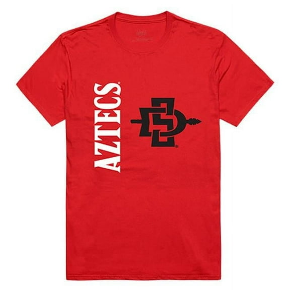 W Republic Apparel 515-177-R58-02 San Diego State University Mens Ghost Tee, Red - Medium