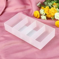 FRCOLOR Makeup Storage Box Plastic Cosmetic Drawer Office Organizer Nail Jewelry Desktop Container Kitchen Storage Box(Small)
