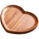 thumbnail image 1 of Bandeja de madera con forma de corazón, bandeja de madera para servir, plato de madera con forma de corazón, bandeja para aperitivos, plato de madera para joyería, 1 of 6