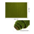 thumbnail image 2 of Uxcell 10pcs Artificial Model Grass Mat 9.84 x 9.84" Yellow Green for Garden Lawn Model, 2 of 5