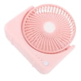 thumbnail image 4 of Ventilador de escritorio USB pequeño, silencioso, portátil, para casa, coche, viajes, oficina, interior y exterior, color rosa, 4 of 14