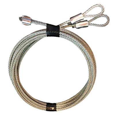 Protech Garage Doors - Pair of 7' Garage Door Cable Replacement For Torsion Springs/Lift Spring - Heavy Duty