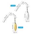 thumbnail image 2 of Unique Bargains 20Pcs Fishing Spinnerbait Wire with Blade, Medium-sized Willow Leaf, 2 of 5