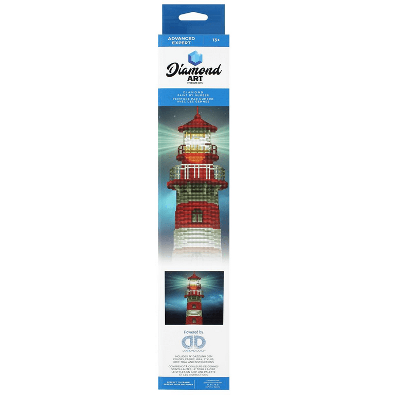 Leisure Arts Lighthouse Diamond Art Advanced Kit
