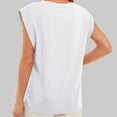 thumbnail image 7 of Women's Solid V-Neck Warm Thermal Long Sleeve T-Shirt Plus Size Sleeveless Top Comfortable Casual Thermal Shirt for Women Long Sleeve V-Neck Blouse, 7 of 7