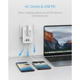 thumbnail image 5 of BESTEK International Travel Adapter, 3000W Travel Wall Charger with 4 Usb Ports (1 PD 35W) and 2 Worldwide Wall Plugs for Hair Dryer, Curling Iron (JP, EU), 5 of 6