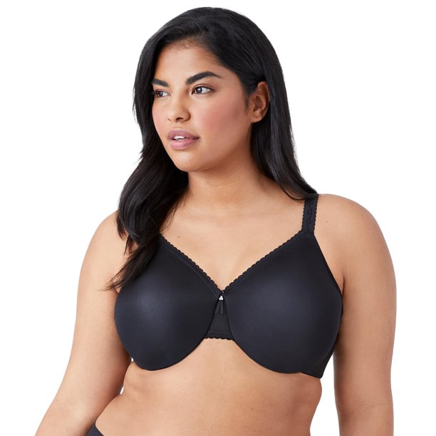 Minimizador Bra Wacoal 857109, sin forro, cobertura total, 34 °C, negro
