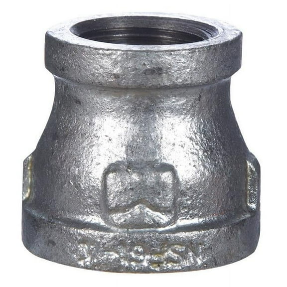 Mueller Streamline 511-330BG 0.5 x 0.125 in. Reducing Coupling Malleable - Galvanized- pack of 5
