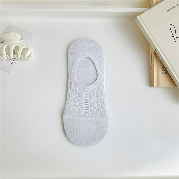 No Show Socks For Women Cotton Mesh Ventilating Liner Socks No Slip Low Cut Socks For Sneakers Sock mens socks Gray