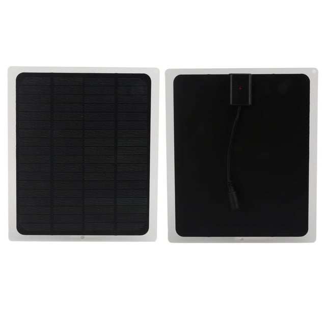 Fyydes 10W Solar Panels,Solar Panel Charger,12V 10W Solar Panels With Clips Waterproof Car Charging Solar Panel For RV Battery Charger