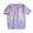 Purple #1, variant on Women's 2025 Metallic Shiny T Shirts Sequin Casual Loose Tops Going Out Sparkly Loose Fit Summer Short Sleeve Y2K Purple XL