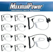 Maximalpower 3.5mm Surveillance Plug Coil Tube Earbud Audio Kit for Two-Way Radios RH617-1 N x 10 Pack