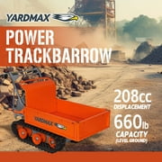 YARDMAX YD8203 Track Barrow 4.0 Cu ft/660 lb Capacity steel Wheelbarrow