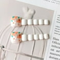 thumbnail image 7 of Fofosbeauty 72 pcs Press on Toe Nails, Short Square French Fake Toenails,#6, 7 of 7