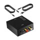 thumbnail image 3 of Convertidor audio digital a analógico, con cable óptico, DAC multiusos para principiantes, convertidor óptico a analógico L/R para TV doméstica., 3 of 8