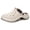 Beige, variant on Men’s Platform Clogs with Arch Support Lightweight Non Slip Garden Work Shoes Close Toe Hollow Out Sandals White Size 9
