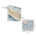 thumbnail image 4 of Empire Art Direct Agate Abstract II Frameless Free Floating Tempered Glass Panel Graphic Wall Art, 38" x 38" x 0.2", Ready to Hang, 4 of 9