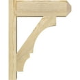 thumbnail image 3 of Ekena Millwork 6"W x 16"D x 20"H Balboa Rough Sawn Craftsman Outlooker, Douglas Fir, 3 of 4