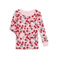 thumbnail image 2 of Wonder Nation Toddler Short and Long Sleeve Cotton Pajama Set, 3-Piece, Sizes 12M-5T, 2 of 4