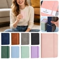 thumbnail image 6 of Pocket Notebook Small Notebook Journal Notebook, 100 Sheets/200 Pages Leather Cover Mini Note pads With Strap Design, Small Lined Ruled Pages Notepad Notebooks for Note Taking, 1Pc(Purple,4.3x3"), 6 of 8