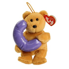 قبعة TY Alphabet Beanie Baby - C (5.5 بوصة)