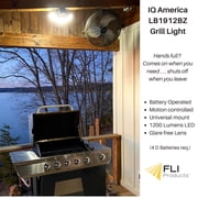 IQ America Battery-Powered Motion Security Flood Light 1200 Lumen LED BZ