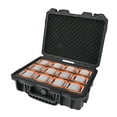 thumbnail image 1 of Watch Collection Box Display Watch Suitcase Jewelry Box with Buckle Lightweight Shock Absorbtion Portable Organizer Watch Stand for Men 12 Slots, 1 of 10