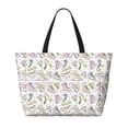 thumbnail image 2 of Pofeuu Pink skates Print Beach Bag,Waterproof Sandproof Beach Tote Bag, Large Capacity Foldable Beach Bags for Women, 2 of 7