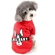 thumbnail image 1 of Abrigo de invierno para perros pequeños, suéter de algodón, sudadera acolchada, abrigo para cachorros, abrigo para perros/gatos, Yorkshire/Chihuahua, rojo, talla S, 1 of 5