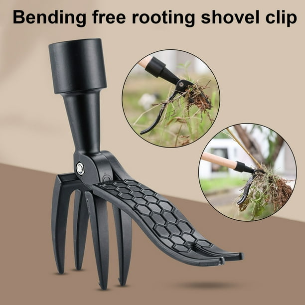 Ergonomic Labor saving Metal Universial Weed Puller Non sliding Foot Weed Puller for Garden