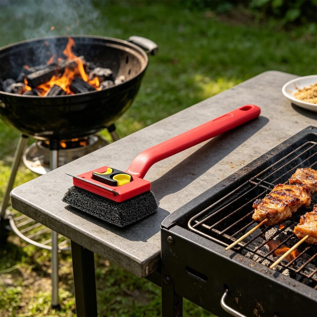 HannLk Innovative Grill Brush Prevents Food Contamination While Cleaning