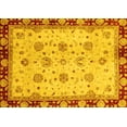 thumbnail image 1 of Ahgly Company Indoor Rectangle Oriental Yellow Traditional Area Rugs, 2' x 4', 1 of 4