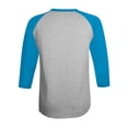 thumbnail image 4 of Hanes Men's and Big Men's X-Temp Baseball Raglan Tee, Up To Size 3XL, 4 of 4