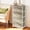 OAK, variant on Nextay 4 Drawers Dresser, Tall Chest Dresser & Fabric Storage Tower with Wood Top for Bedroom, Living Room, Hallway,Pink