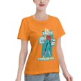 thumbnail image 2 of Women's Basic Short Sleeve T-Shirt Super Saiyan, 2 of 6