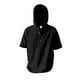 thumbnail image 5 of pstuiky camisetas de hombre, Camisa informal de lino de verano de color liso para hombre, manga corta, cuello alto, botones y bolsillos ropa de hombre m, 5 of 9