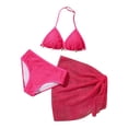 thumbnail image 3 of Shadoumai Girls Tankini Swimsuit 2-Piece Beach Sport Bathing Suit Set Hawaiian Swimwear for 5-12Years, 3 of 4