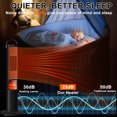 thumbnail image 3 of Space Heater, 37"  1500W Electric Tower Heaters with 3 Modes, Timer and Remote Control,  PTC Ceramic Fast Safety Heat for Office Bedroom Home and Indoor, 3 of 8