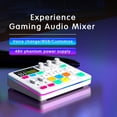 thumbnail image 4 of Mezclador de Audio G1, Sintonizador, Ordenador para Juegos, Tarjeta de Sonido, Iluminación RGB, Ordenador, Teléfono Móvil, Transmisión en , Grabación, Universal B, 4 of 5