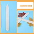 thumbnail image 4 of KAKOWELY 10pcs Bone Folder Tool Plastic Bone Folder Paper Creaser Set For Diy Handmade Bookbinding Card Making And Paper Crafts Scoring And Folding Tool,8.07X"X0.94"X0.2", 4 of 4