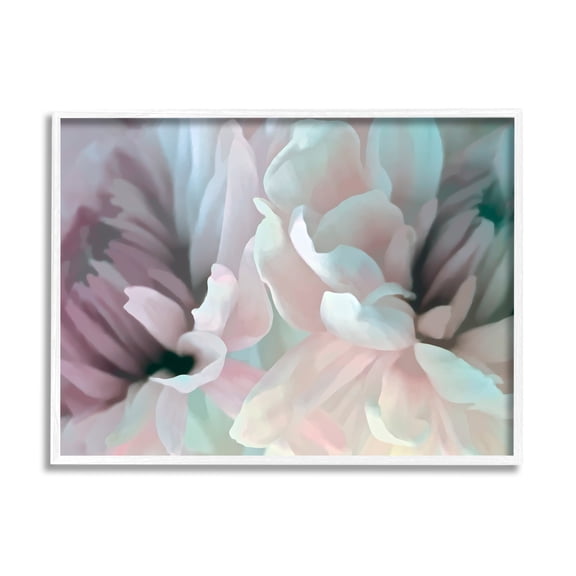 Stupell Industries Full Bloom Floral Petals Alluring Spring Flower Tropical Painting White Framed Art Print Wall Art, 24 x 30, Design by David Pollard